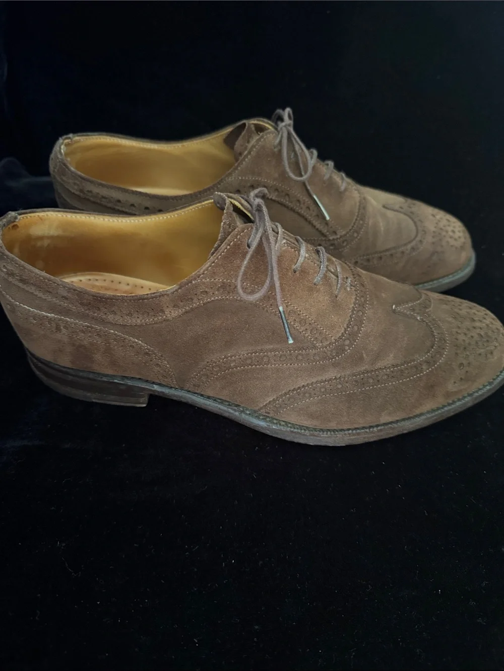 CHEANEY Suede Oxfords Made in England